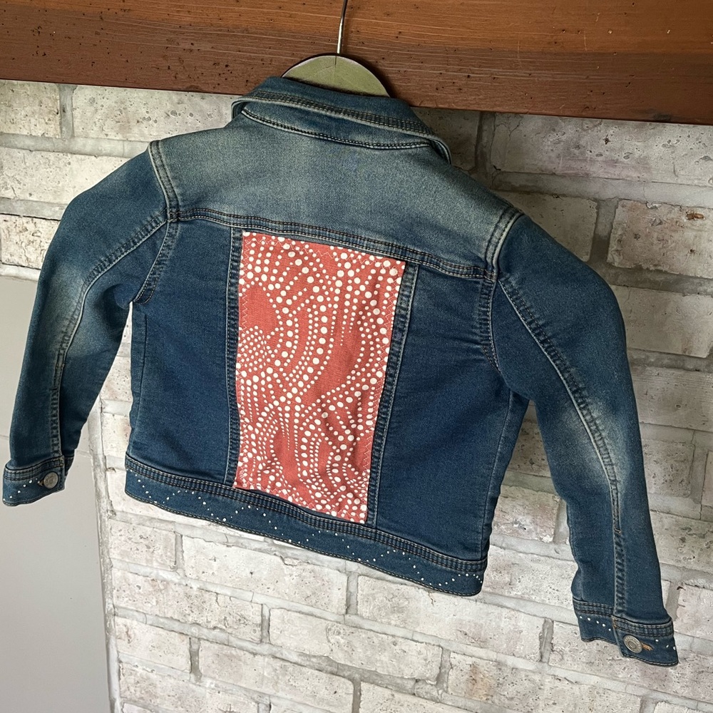 Custom Made Cat & Jack Denim Jean Jacket Toddler
